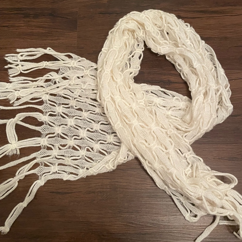 Beautiful white scarf